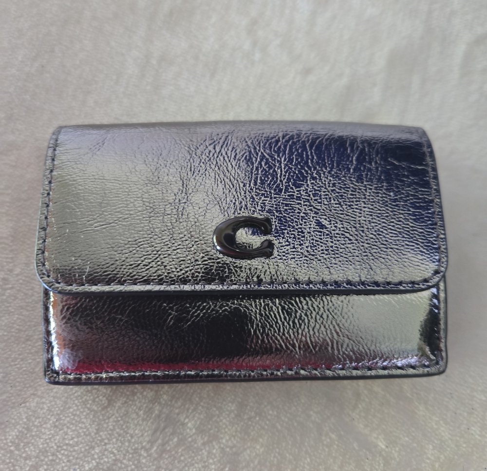 Coach Leather Compact Wallet
